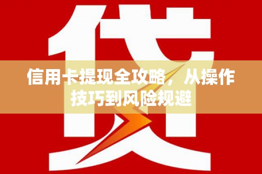 海兴信用卡提现全攻略，从操作技巧到风险规避
