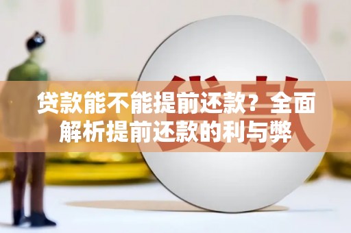 海兴贷款能不能提前还款？全面解析提前还款的利与弊