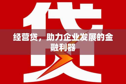 海兴经营贷，助力企业发展的金融利器