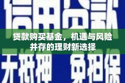海兴贷款购买基金，机遇与风险并存的理财新选择