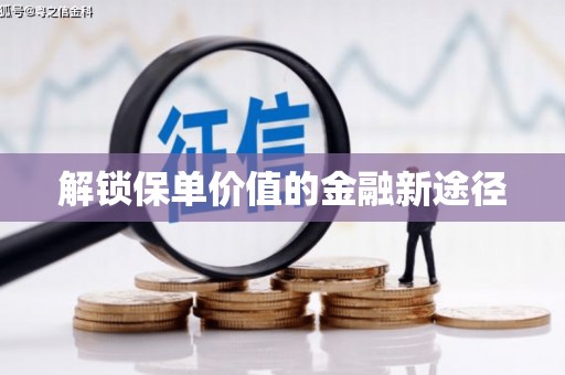 海兴解锁保单价值的金融新途径