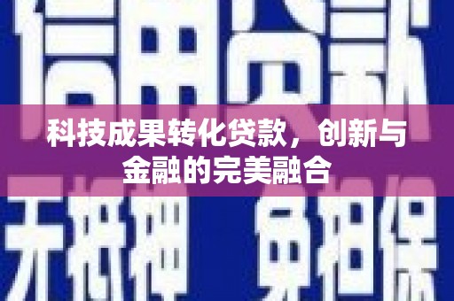 海兴科技成果转化贷款，创新与金融的完美融合