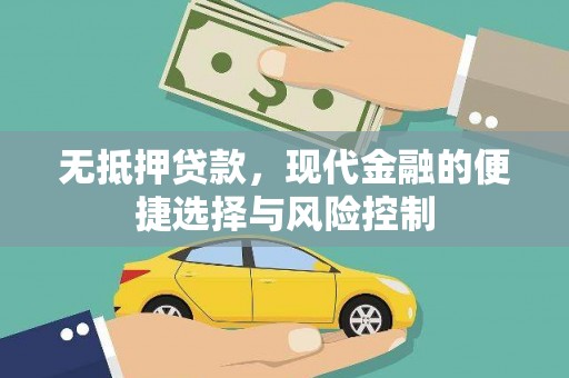 海兴无抵押贷款，现代金融的便捷选择与风险控制