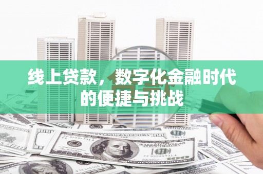 海兴线上贷款，数字化金融时代的便捷与挑战