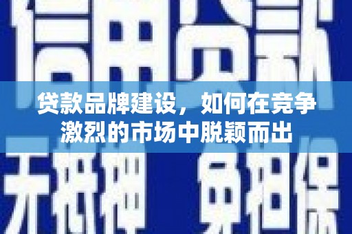 海兴贷款品牌建设，如何在竞争激烈的市场中脱颖而出