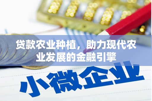 海兴贷款农业种植，助力现代农业发展的金融引擎