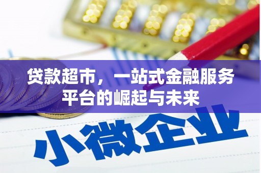 海兴贷款超市，一站式金融服务平台的崛起与未来