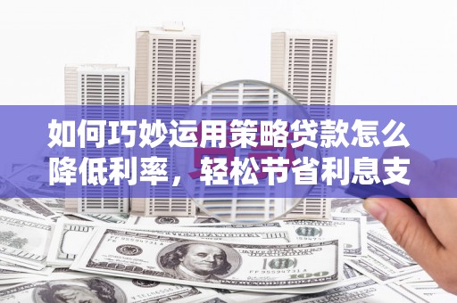 海兴如何巧妙运用策略贷款怎么降低利率，轻松节省利息支出