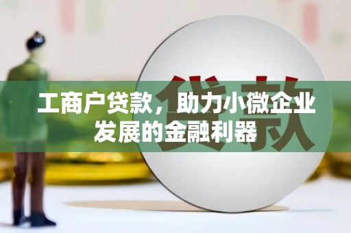 海兴工商户贷款，助力小微企业发展的金融利器