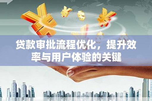 海兴贷款审批流程优化，提升效率与用户体验的关键