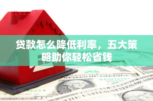 海兴贷款怎么降低利率，五大策略助你轻松省钱