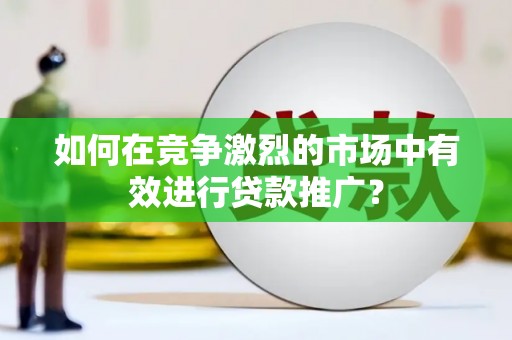 海兴如何在竞争激烈的市场中有效进行贷款推广？