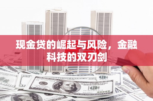 海兴现金贷的崛起与风险，金融科技的双刃剑
