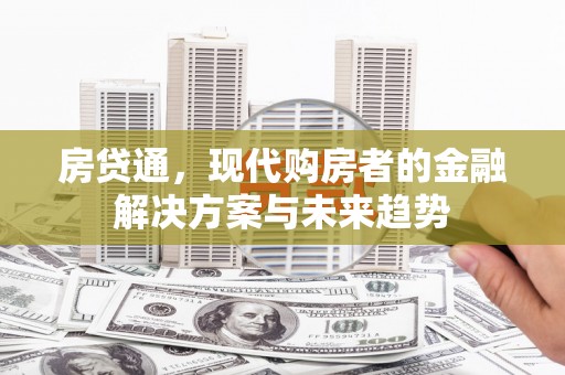 海兴房贷通，现代购房者的金融解决方案与未来趋势