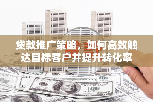 海兴贷款推广策略，如何高效触达目标客户并提升转化率
