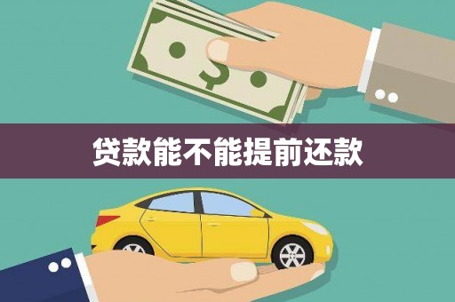海兴贷款能不能提前还款