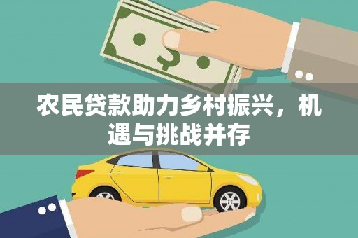 海兴农民贷款助力乡村振兴，机遇与挑战并存