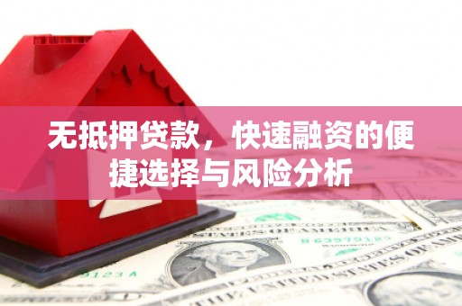 海兴无抵押贷款，快速融资的便捷选择与风险分析