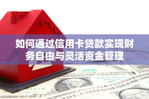 海兴如何通过信用卡贷款实现财务自由与灵活资金管理