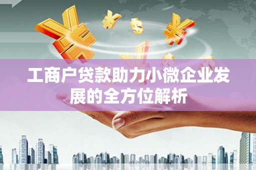 海兴工商户贷款助力小微企业发展的全方位解析