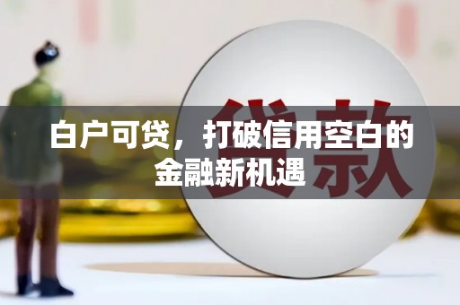 海兴白户可贷，打破信用空白的金融新机遇