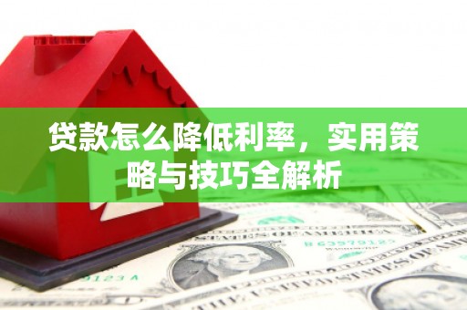 海兴贷款怎么降低利率，实用策略与技巧全解析