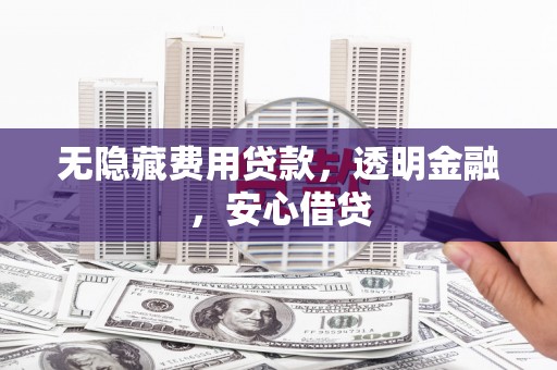 海兴无隐藏费用贷款，透明金融，安心借贷