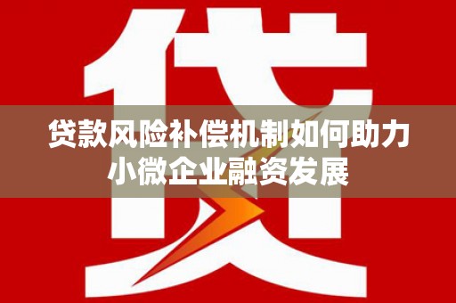 海兴贷款风险补偿机制如何助力小微企业融资发展