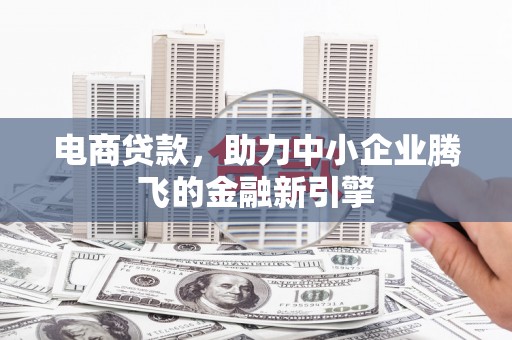 海兴电商贷款，助力中小企业腾飞的金融新引擎