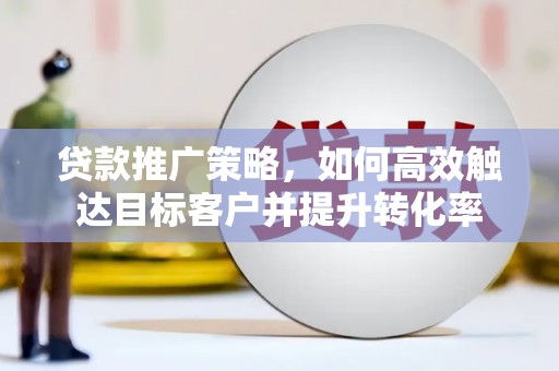 海兴贷款推广策略，如何高效触达目标客户并提升转化率