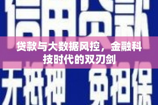 海兴贷款与大数据风控，金融科技时代的双刃剑