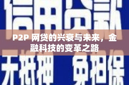 海兴P2P 网贷的兴衰与未来，金融科技的变革之路
