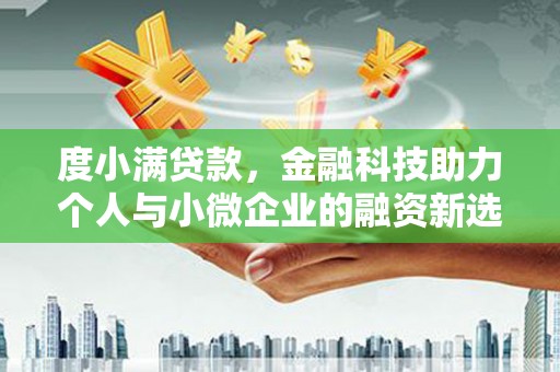 海兴度小满贷款，金融科技助力个人与小微企业的融资新选择