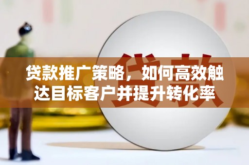 海兴贷款推广策略，如何高效触达目标客户并提升转化率
