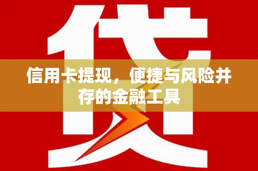 海兴信用卡提现，便捷与风险并存的金融工具