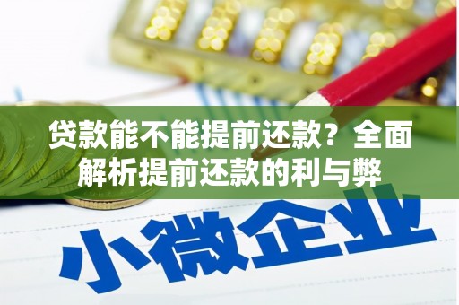 海兴贷款能不能提前还款？全面解析提前还款的利与弊