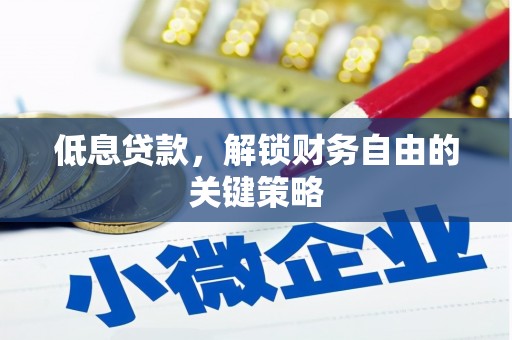 海兴低息贷款，解锁财务自由的关键策略