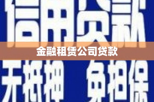 海兴金融租赁公司贷款