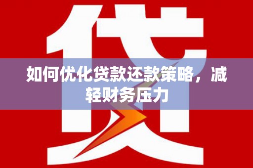 海兴如何优化贷款还款策略，减轻财务压力