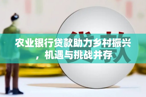 海兴农业银行贷款助力乡村振兴，机遇与挑战并存