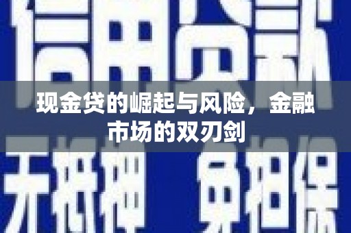海兴现金贷的崛起与风险，金融市场的双刃剑