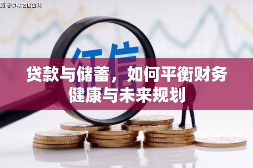 海兴贷款与储蓄，如何平衡财务健康与未来规划